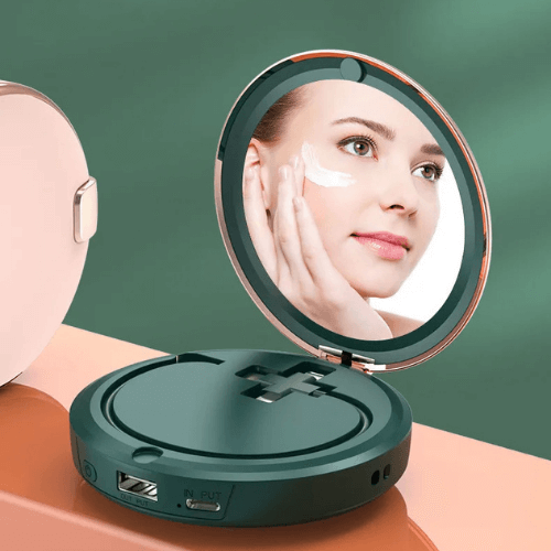 BYONA Smart Mirror 3-in-1 - Spiegel, Handwärmer und Powerbank