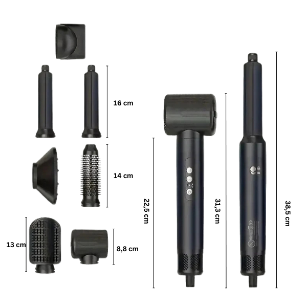 BYONA 7-in-1 Haarstyler