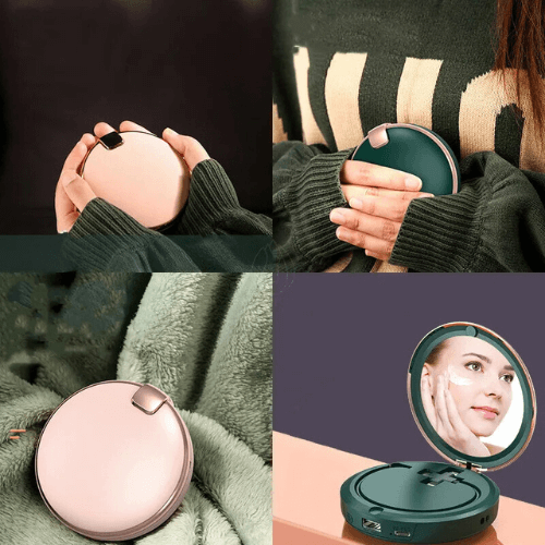 BYONA Smart Mirror 3-in-1 - Spiegel, Handwärmer und Powerbank