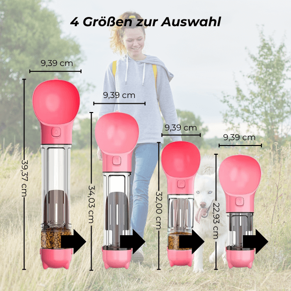 BYONA Paw Pro - 3in1 Futter- Wasser- und Kotbeutelbehälter