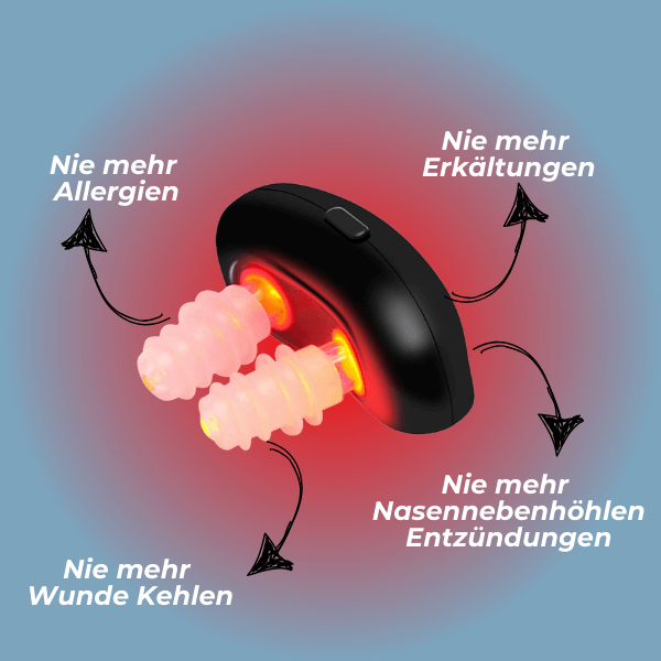 BYONA AirEase - Rotlicht Nasenstöpsel