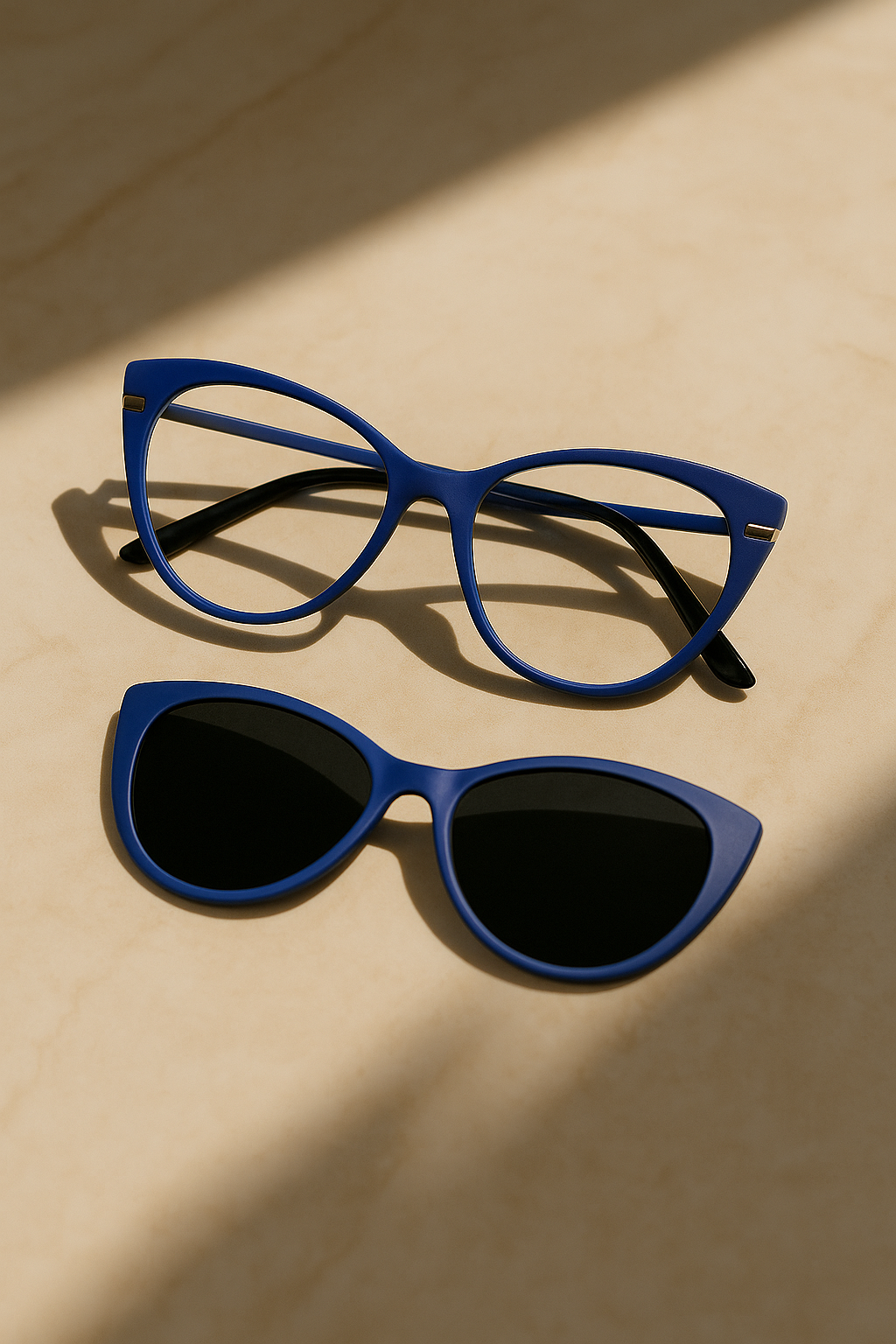 BYONA Ralferty 2-in-1 Vintage-Katzenaugen-Sonnenbrille