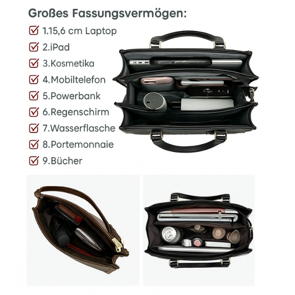 BYONA MODA 2-in-1 – Die clevere Handtasche für Stil & Struktur