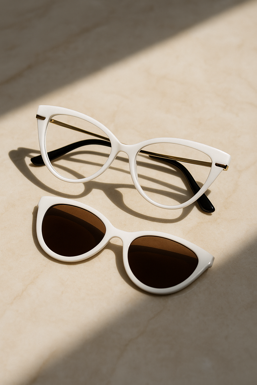 BYONA Ralferty 2-in-1 Vintage-Katzenaugen-Sonnenbrille
